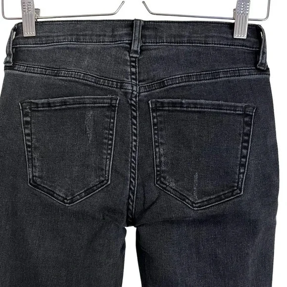 Free People High Rise Distressed Skinny Jeans Size 25 - Picture 9 of 16